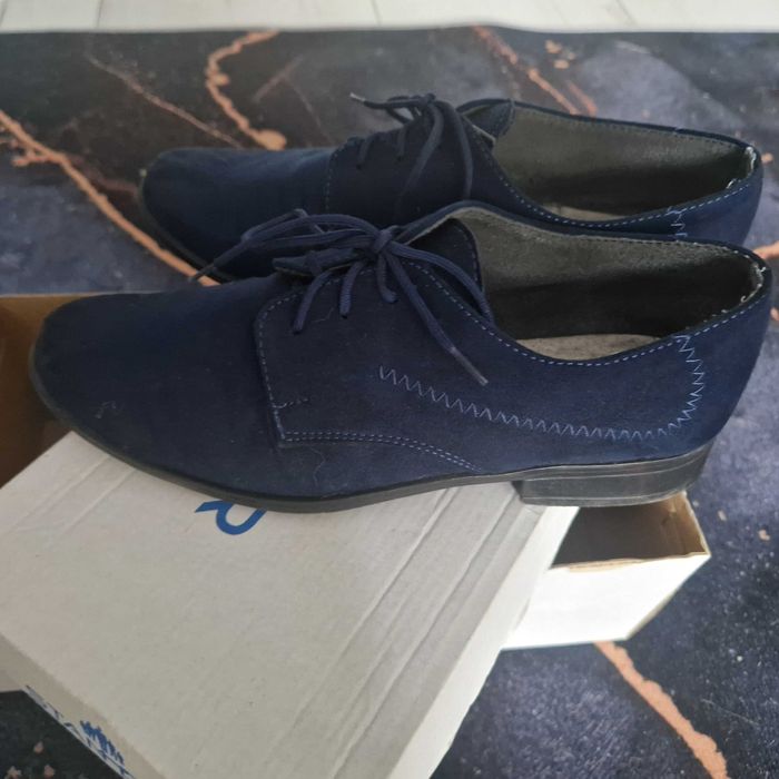 Pantofle komunijne zamsz