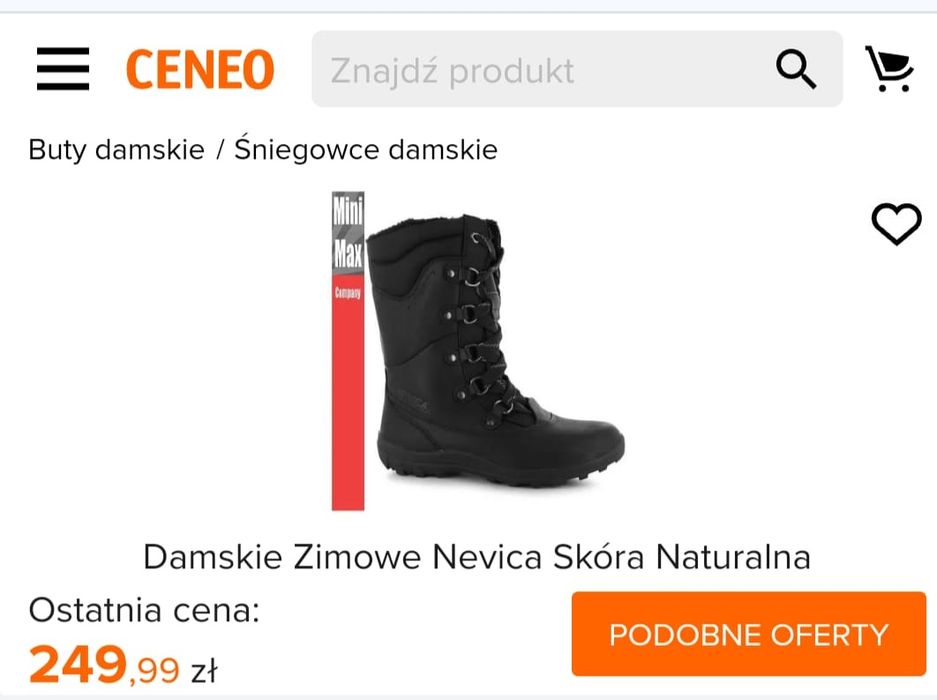 kozaki skórzane damskie nevica