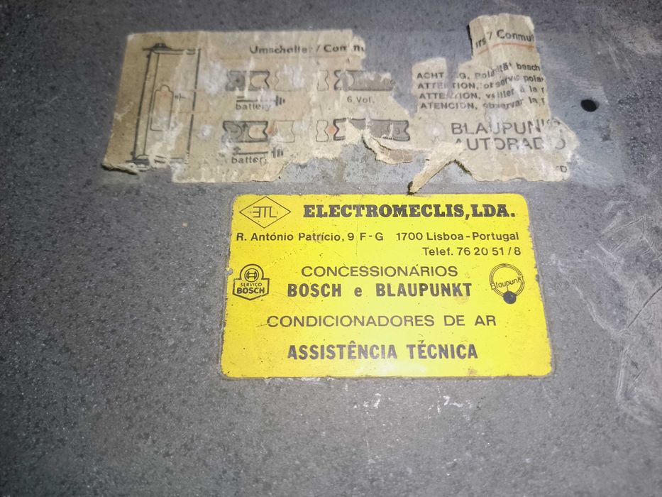 Clássicos antigos rádios 6-12volts