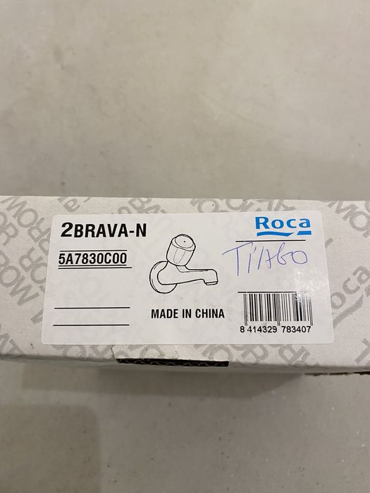 Torneira Roca Brava nova para tanque