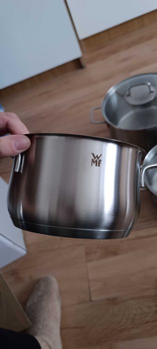 WMF Zestaw garnków Brillant - 9 elementów (matowe)