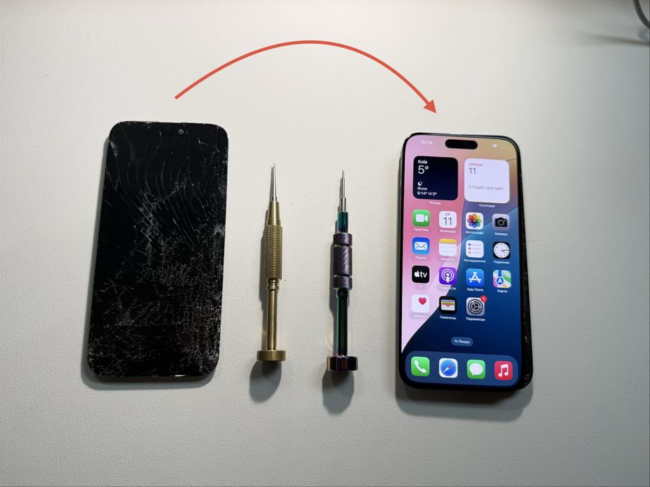 Дисплей iPhone 17 Pro / Pro Max SOFT OLED як оригінал экран екран скло