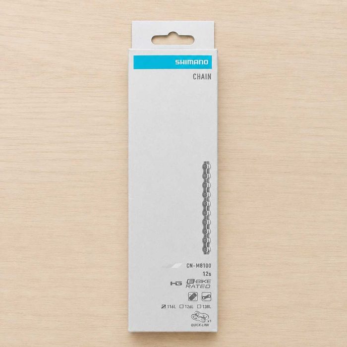 Corrente Shimano XT CN-M8100 12s Quick-Link 116 Elos