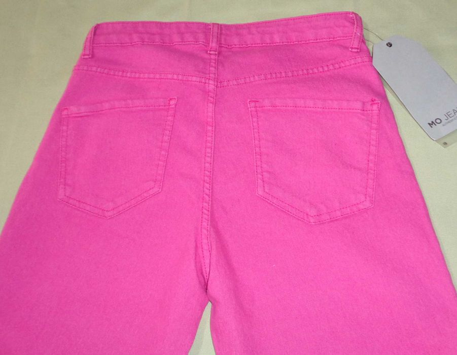 Calças de ganga rosa da MO para mulher tamanho 38  (Nova com etiqueta)