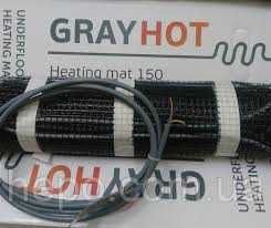 Скидки! Мат под плитку Woks GrayHot греющий кабель Теплий пол