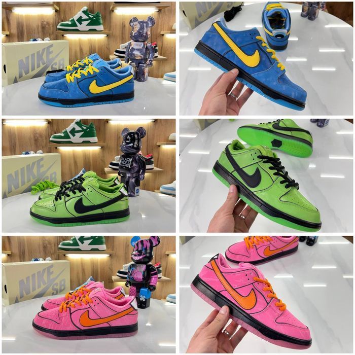 Кросівки Nike SB Dunk Low Blue x Pink x Green