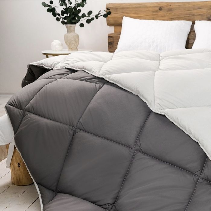 Зимова ковдра "Аляска" 180х200, тепла як пухова, одеялощільність 450