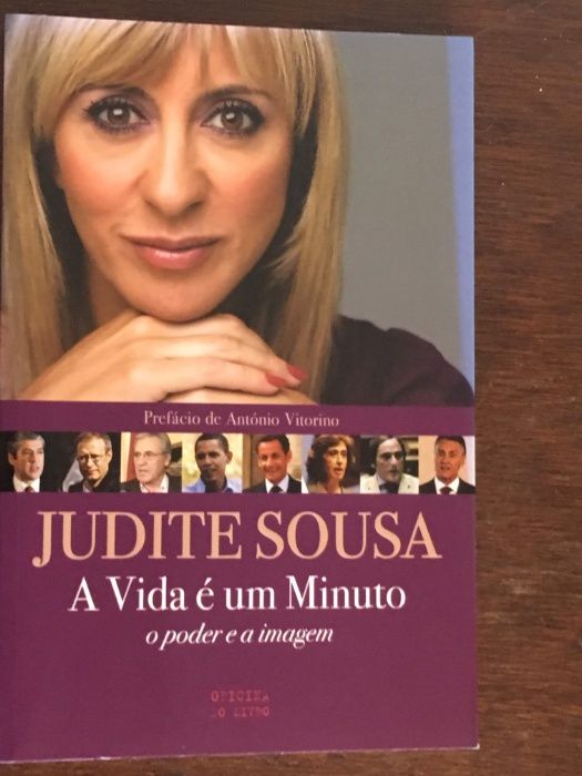 Livro A Vida é um Minuto de Judite Sousa