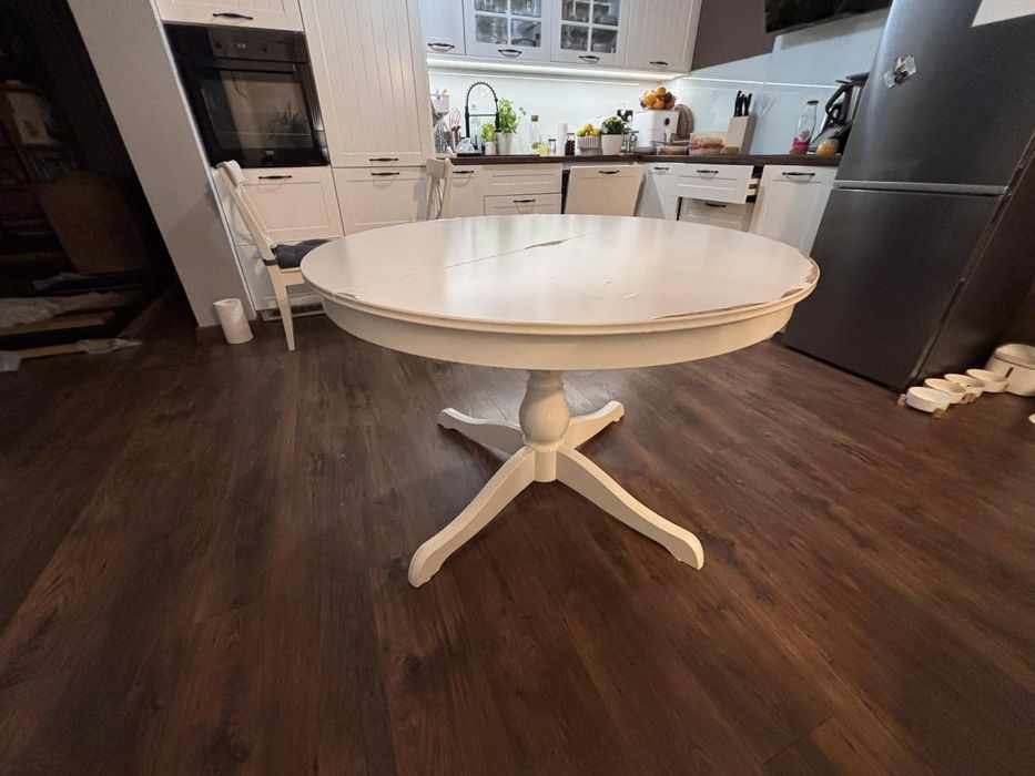 Stol rozkladany okragly