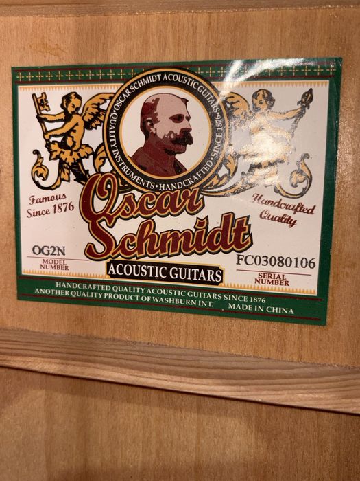 Акустична гітара Oscar Schmidt by WASHBURN OG2 (Natural)