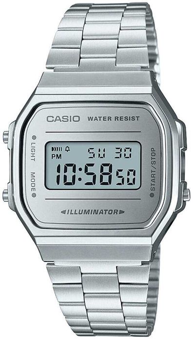 Zegarek Casio Vintage A168 srebrny ZEJ032