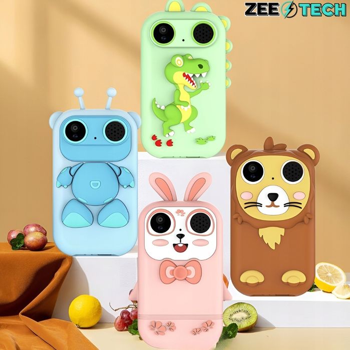 Telefon Dla Dzieci Zabawkowy Aparat Cyfrowy Edukacyjny Kamera + Karta