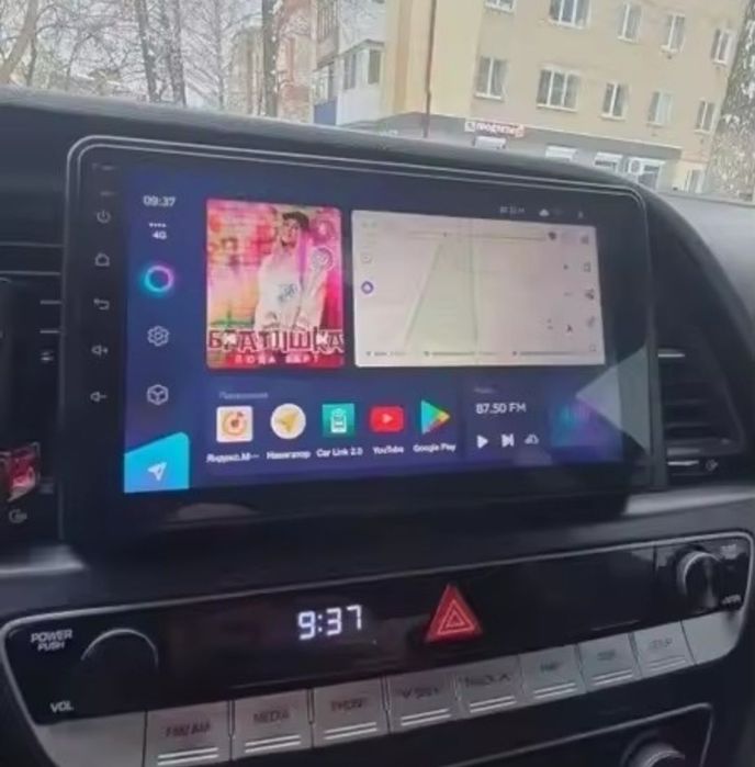 Radio Android 9" Hyundai Sonata (2017 a 2019) +GPS + CARPLAY e Android
