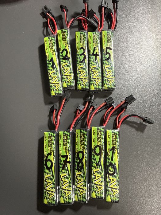 baterie LAVA II 2s 680mah do drona fpv