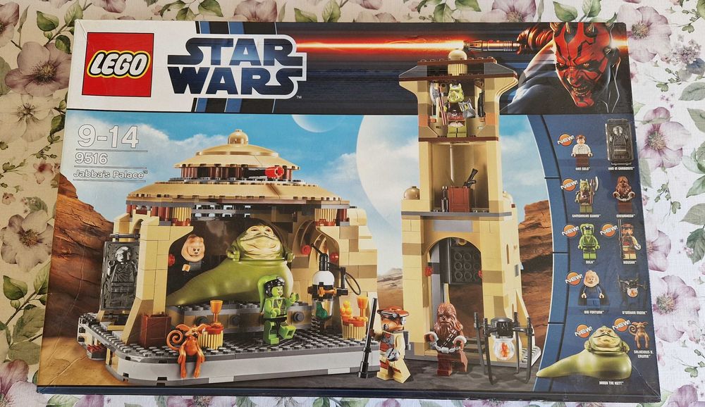 Puste pudełko po klockach LEGO Star Wars - 9515 Jabba's Palace