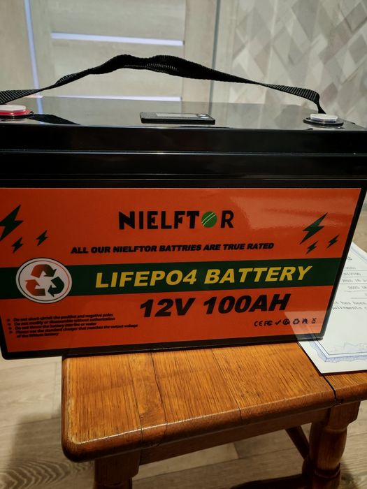 Акумулятор Lifepo4 24v 100ah, 12v 100ah