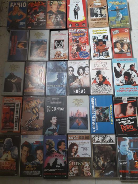 Lote de + 60 Vídeos Vhs