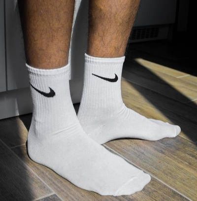 Skarpety Nike długie białe czarne kolorowe