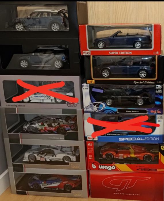 Modele 1:18 Maisto IXO Bburago