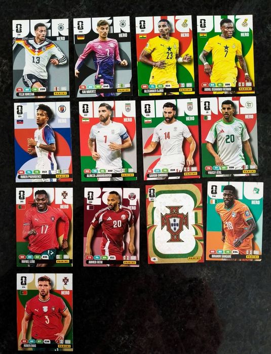 Vendo/Troco Coleção FIFA World Cup 2026 Adrenalyn XL + Topps Match Attax Extra 2025/26 – Cartas Raras Ronaldo, Messi, Lamine Yamal e Mais