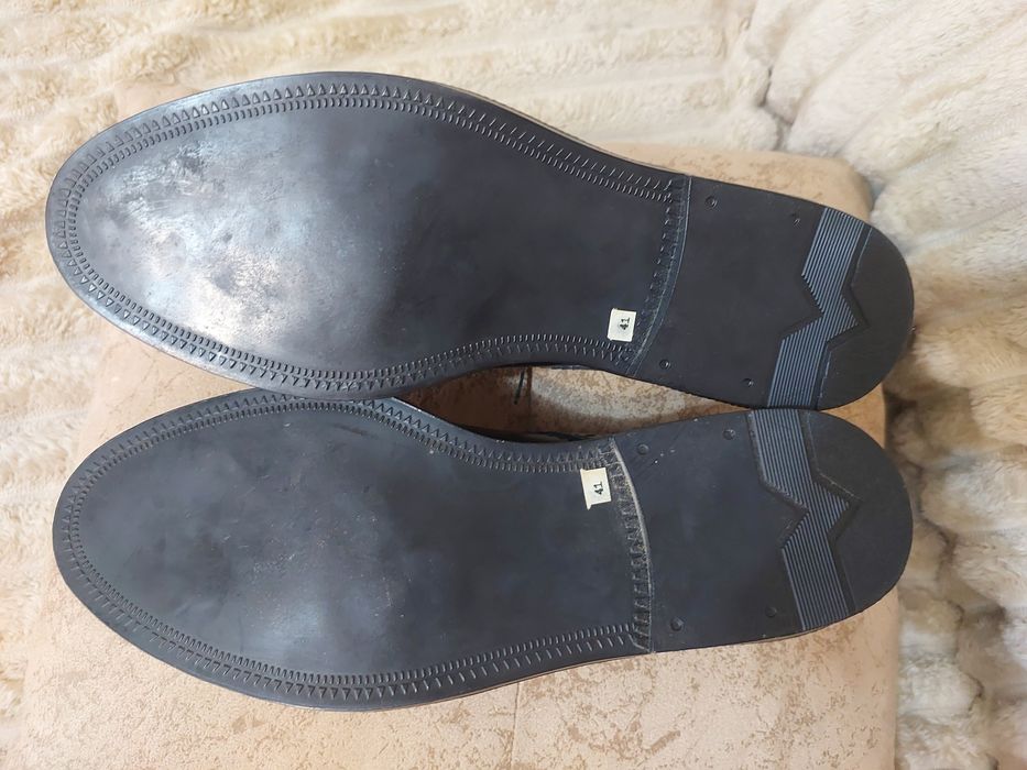 Чоловічі туфлі, оксфорди з перфорацією, 41