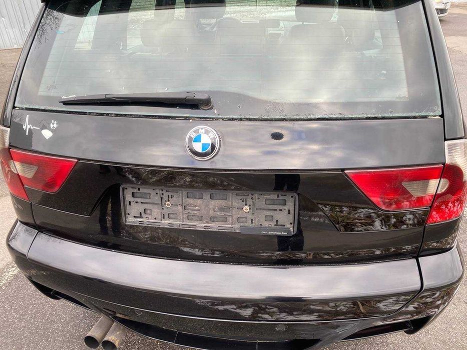 Багажник BMW X3 E83 Ляда чорна БМВ Х3 Е83 Дверь черная БМВ Х3 Скло