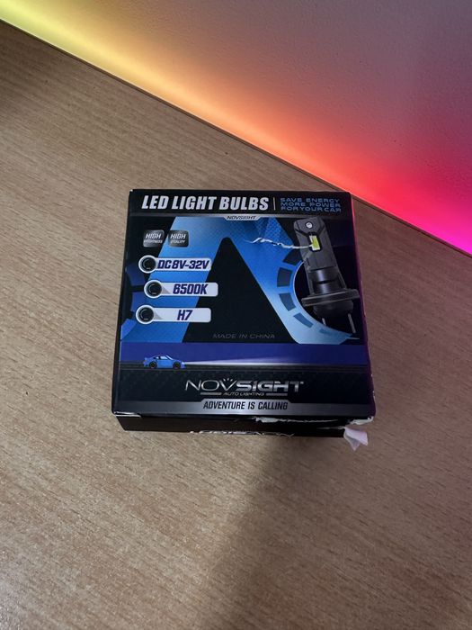 Żarówki LED H7 6500k nowe