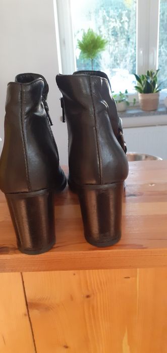 Buty,botki skorzane damskie Wenezia 39