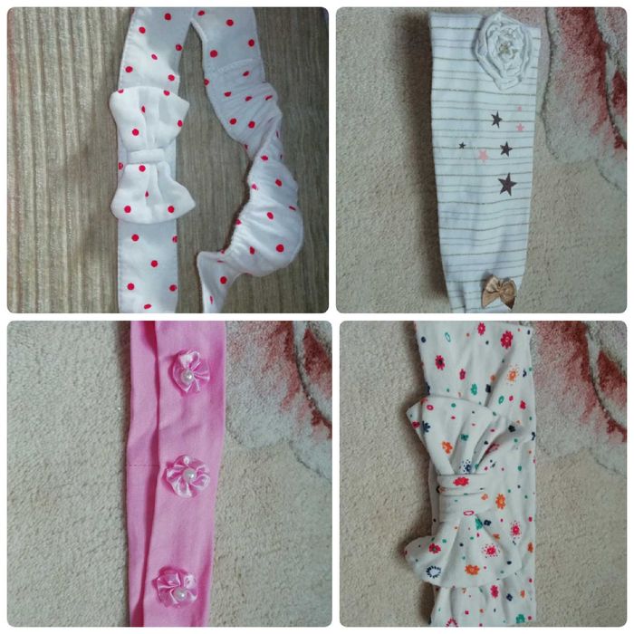 Красивые повязки на девочку 1-2 года/повязочки 5 шт. - 50 грн.