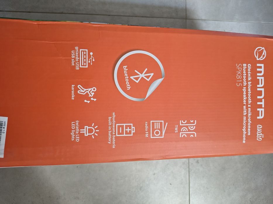 Głośnik Bluetooth z mikrofonem Manta SPK815