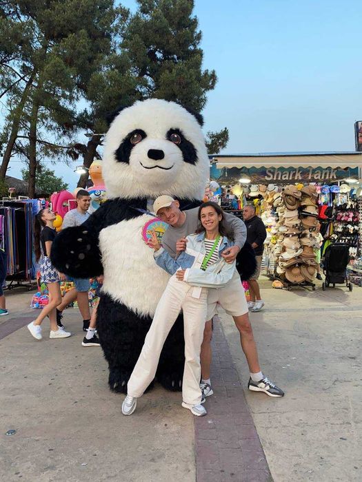 Білий ведмідь День народження, панда, привітання, ростові ляльки, Стіч