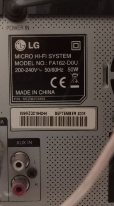 Micro aparelhagem LG