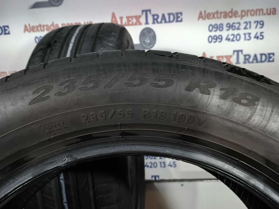 2 шт. 235/55 R18 Pirelli Scorpion літні шини бу, 2022 рік,