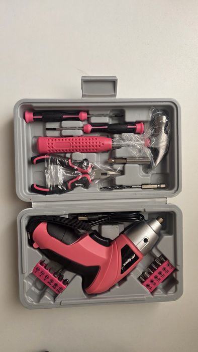 Набір інструментів 21в1 + електровикрутка USB | Новий комплект у кейсі