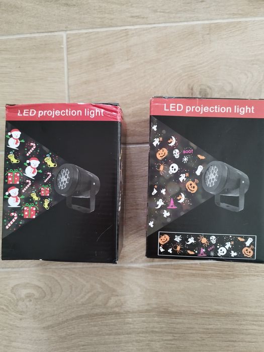 Projektor świąteczny usb świetlny mikołaje gwiazdki
