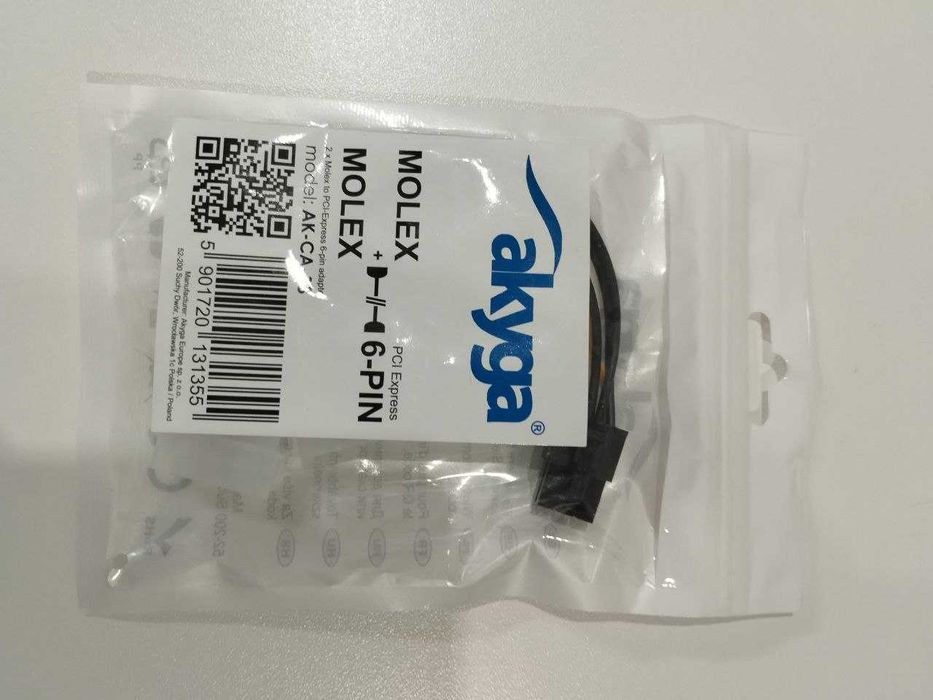 Kabel adapter Akyga AK-CA-13 2 x Molex (M)