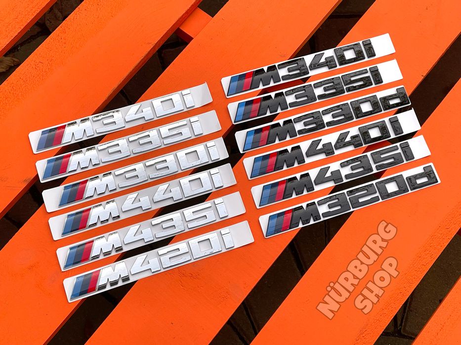 Шильд эмблема на багажник BMW M 320 330 335 340 435 440 235 240 i d