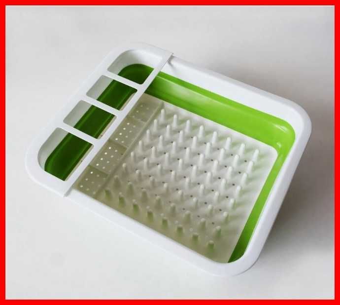 Escorredor loiça dobrável em silicone paraCaravanismo/Campismo ESTREAR