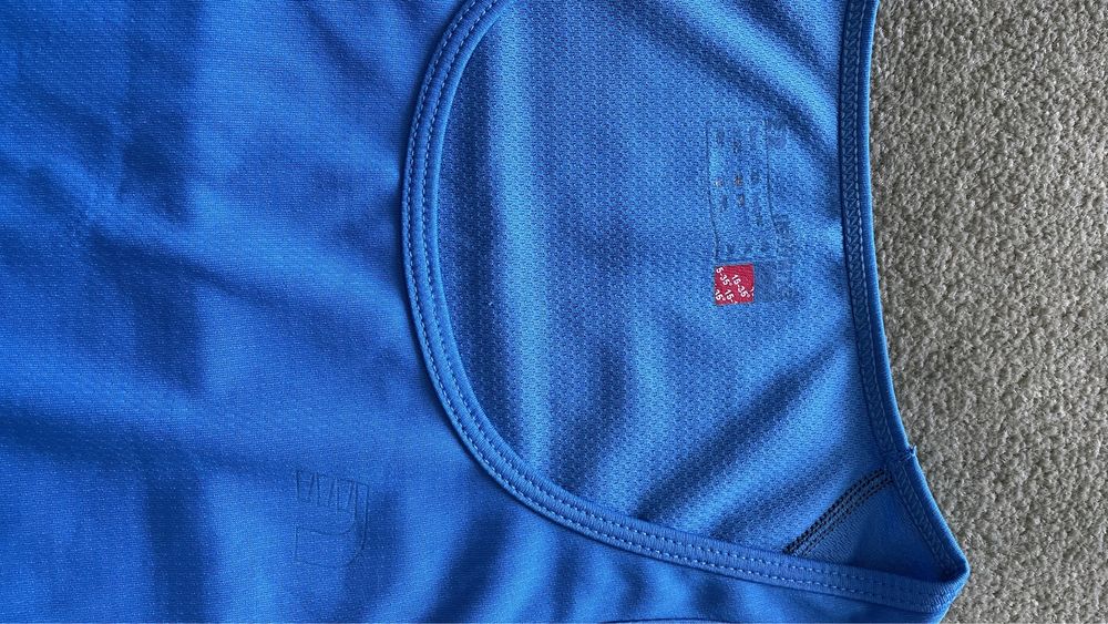 koszulka i bluza biegowa rozm XS, S, niebieski, lekkie, szybko schnące