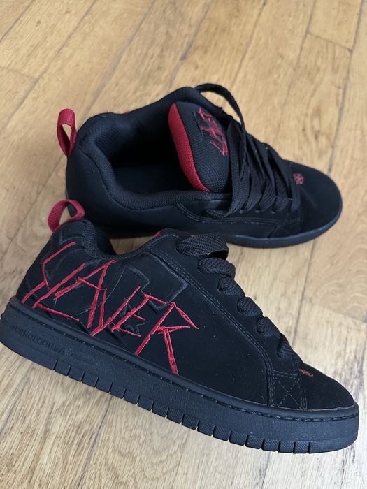 Кросівки DC х Slayer Court Graffik Black Red 25.5