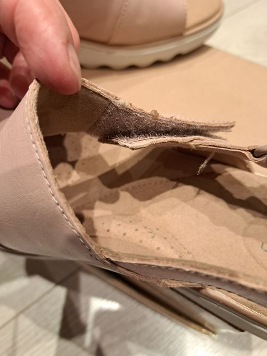 Clarks damskie sandaĺki, nowe,40 26cm