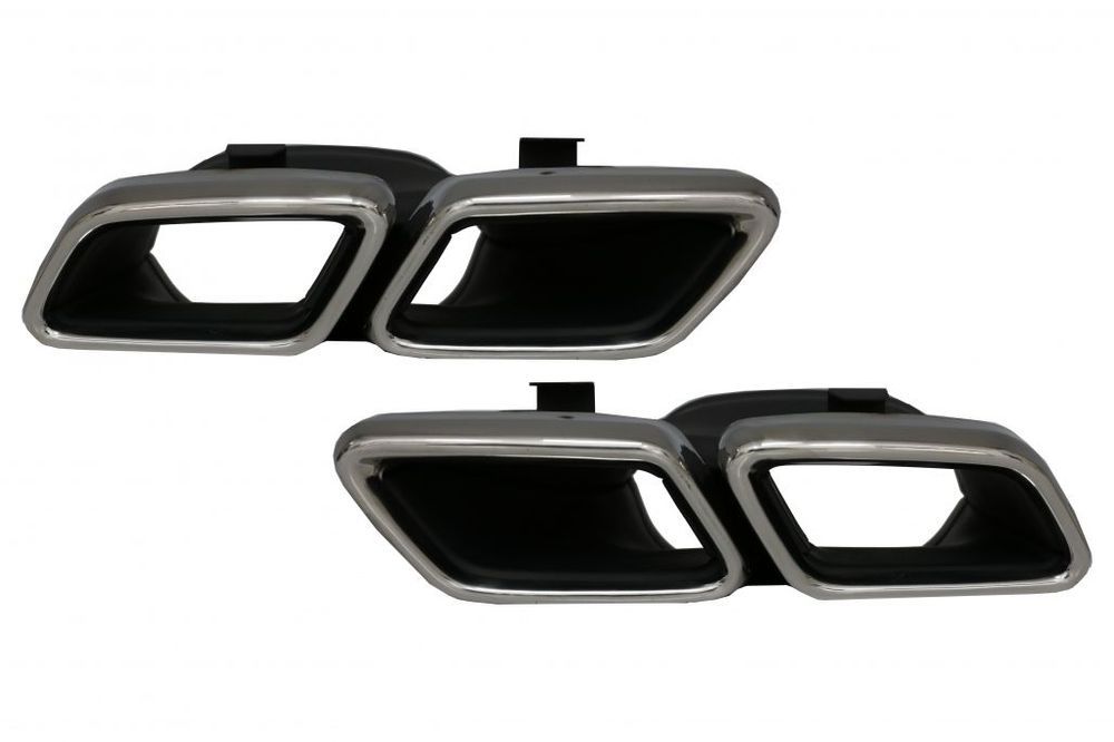Difusor com Ponteiras Mercedes S C217 Coupé (2014 a 2020) Look S63