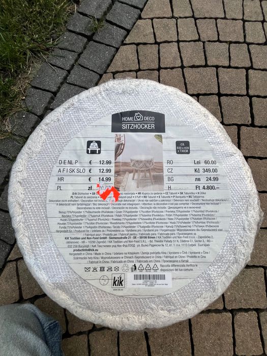 Pufka puf Home Deco - boho