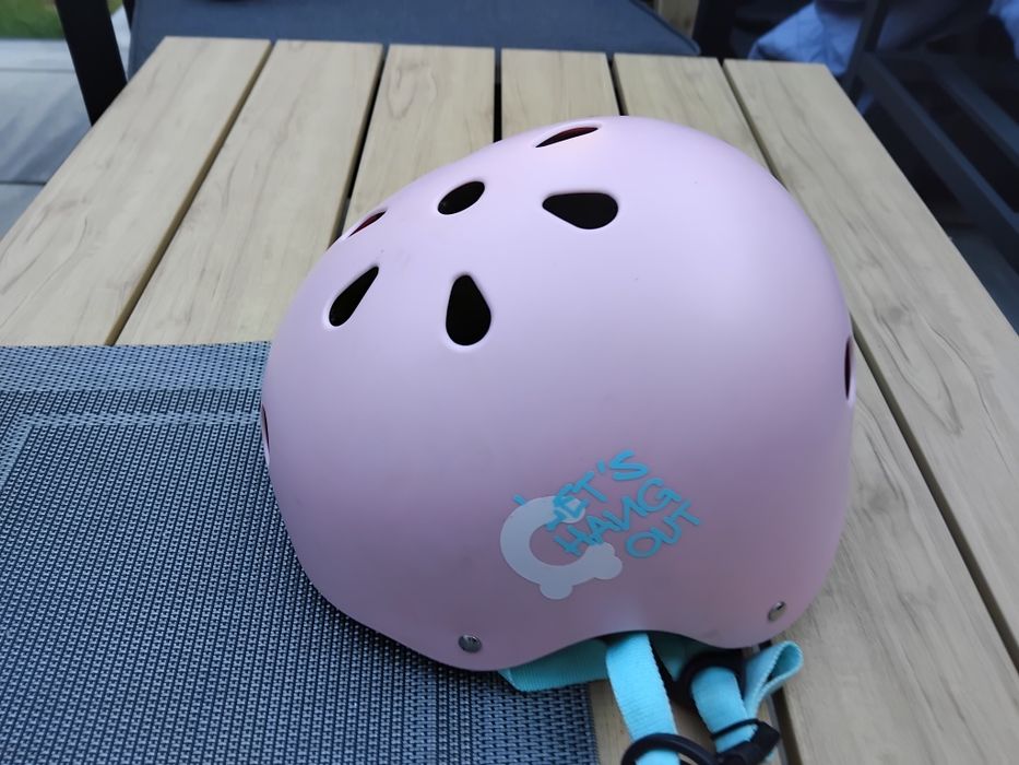Kask dziecięcy różowy
