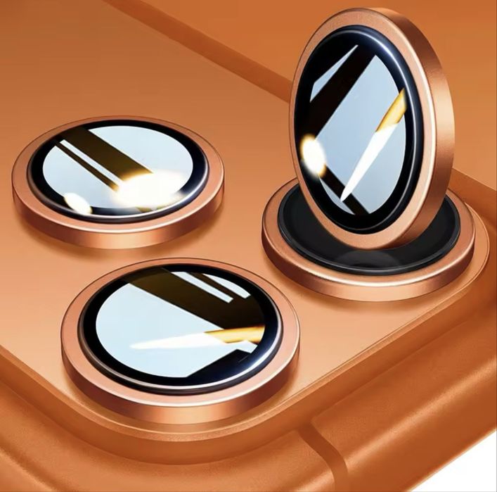 Защитное стекло для камер iPhone 17 Pro Max Orange, 17 Pro White, Blue