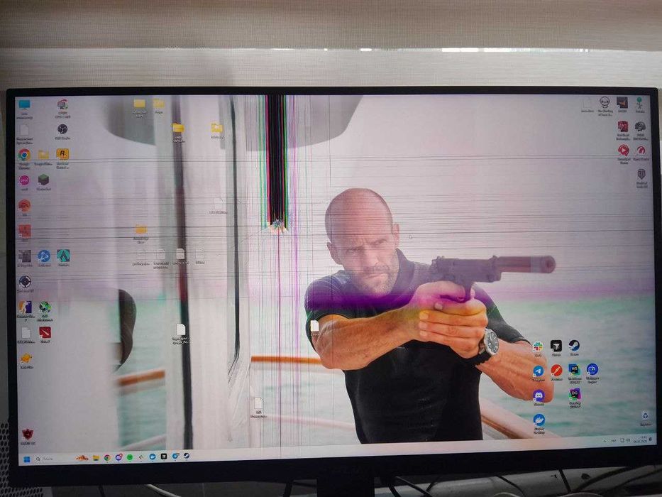 Монітор MSI MAG 274QRF-QD E2 27" 2K 180Hz битий екран, повний комплект