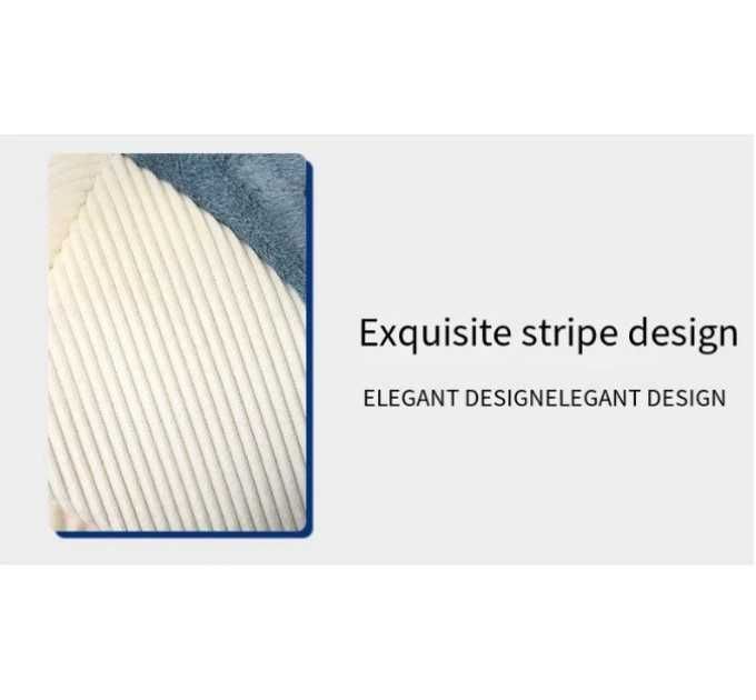 Закритий лежак для тварин "Акула", L 53X50X36см сірий, блакитний