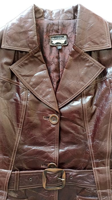 Куртка женская натуральная кожа марка  Umut Leather размер L