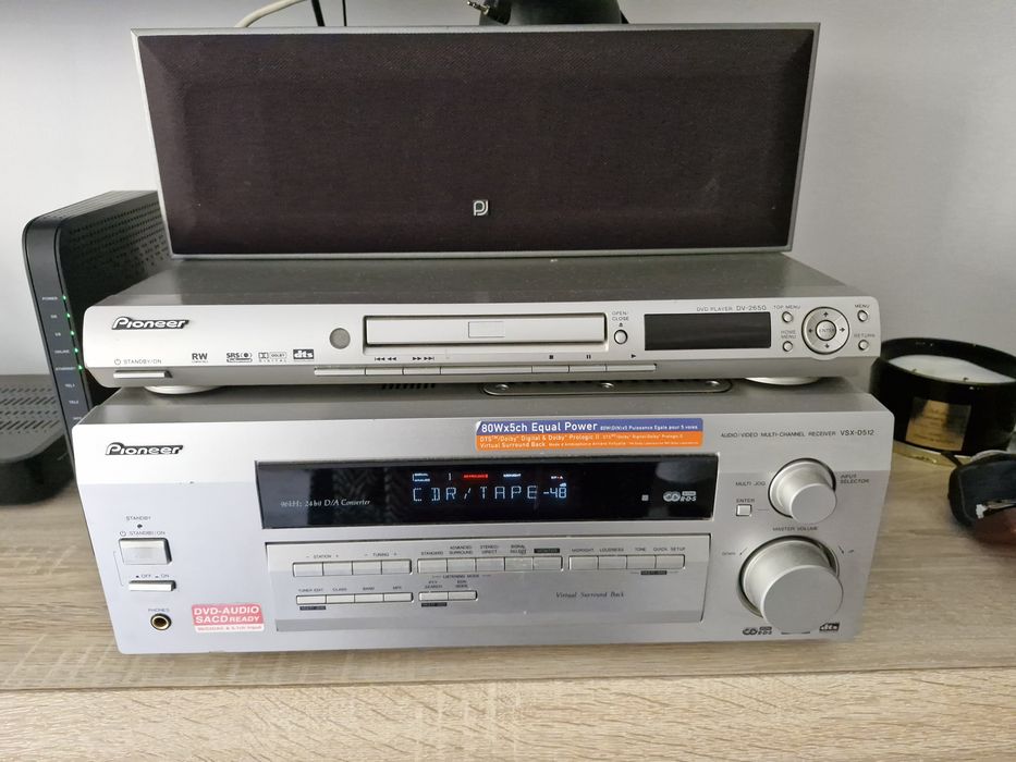 Jamo-Pioneer vsx-d512 DVD dv-2650 głośniki Jamo