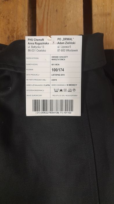 Ubranie czołgisty warsztatowca